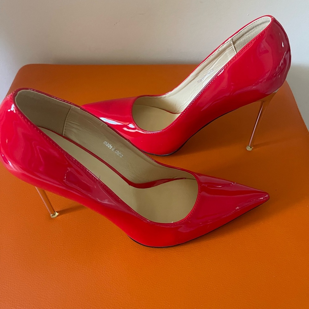 Elegant Red Stiletto Heels